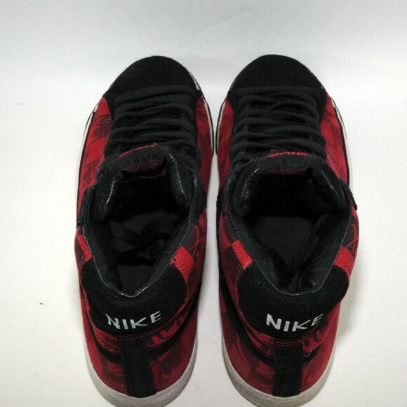 2008 Nike x Stussy x Neighborhood Blazer High Premium Red 332286-601 Mens US 8 - Picture 7 of 14
